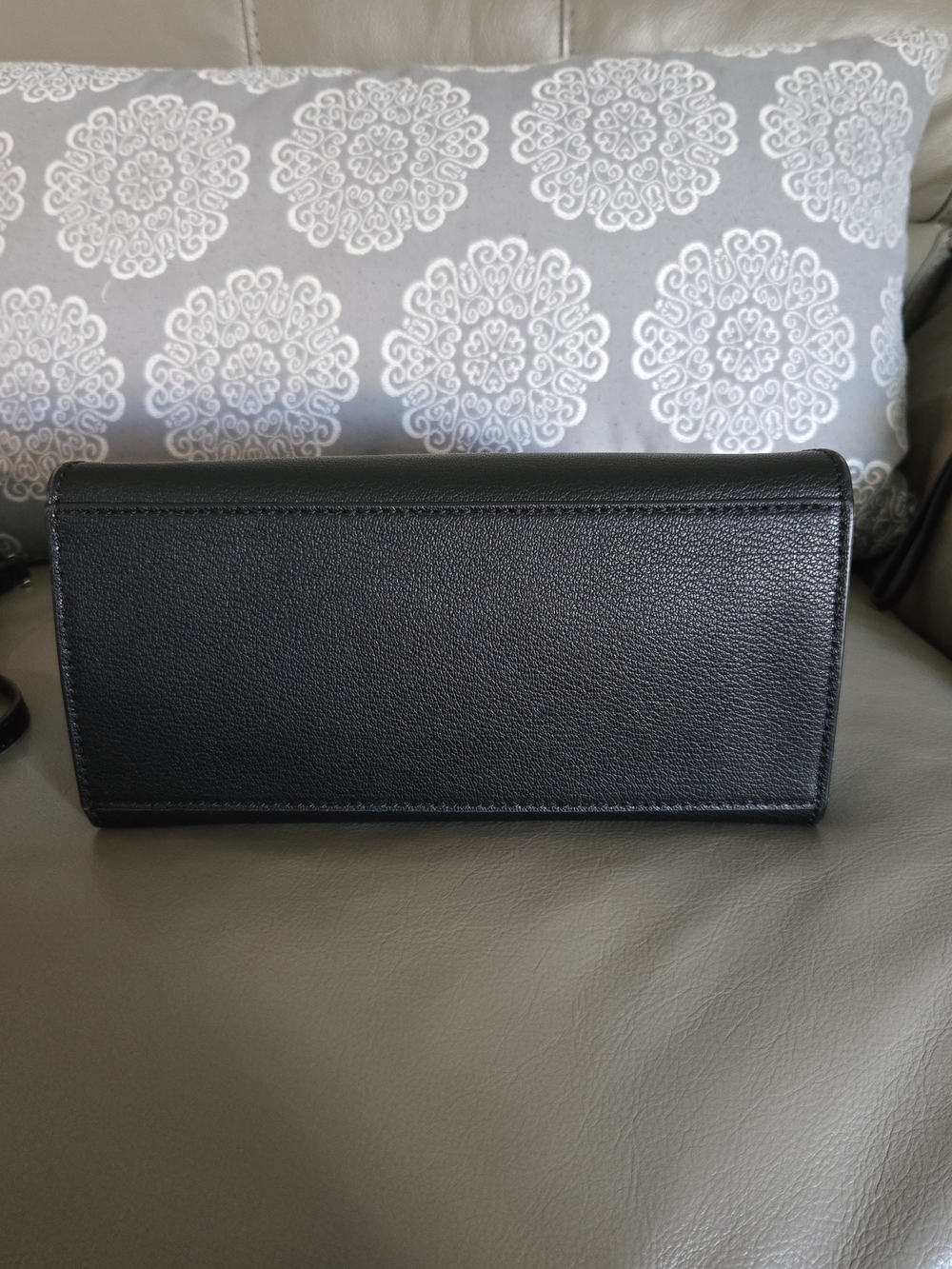 Michael Kors Black Structured Leather Satchel with Wallet NWOT - Picture 10 of 16